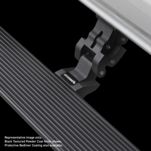 Go Rhino 22-23 Toyota Tundra CrewMax Cab 4dr E-BOARD E1 Electric Running Board Kit - Bedliner Coatng - Image 4