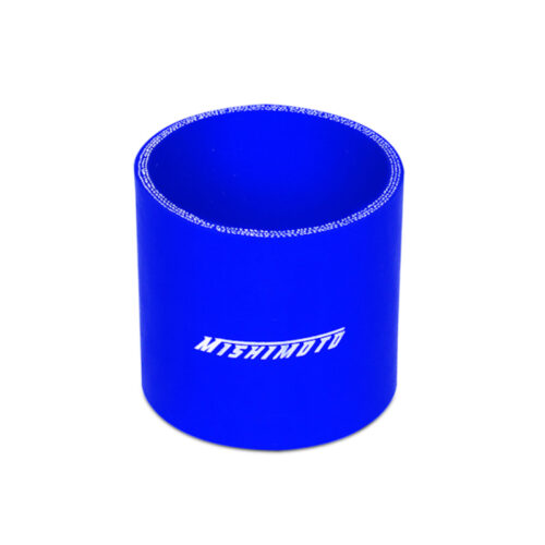 Alternative view of Mishimoto 3.0 Inch Blue Straight Coupler