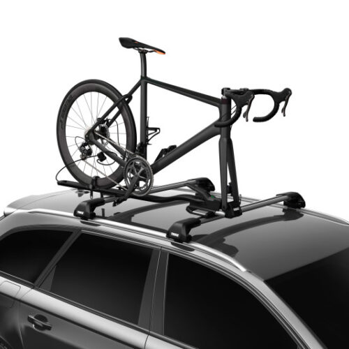 Thule TopRide Fork-Mounted Roof Bike Rack (Fits 9-15mm Thru-Axle & Standard 9mm Quick-Release Bikes) - Image 3