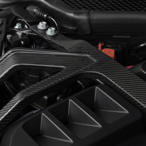 Dinan for 21-27 BMW M2/M3/M4 (G80/G82/G83/G87) Matte Carbon Fiber Strut Tower Brace - Front - Image 5