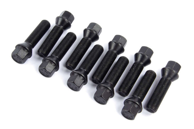 Dinan Lug Bolts - Cone Seat - M14x1.25 - 35mm - Black (Set of 10)