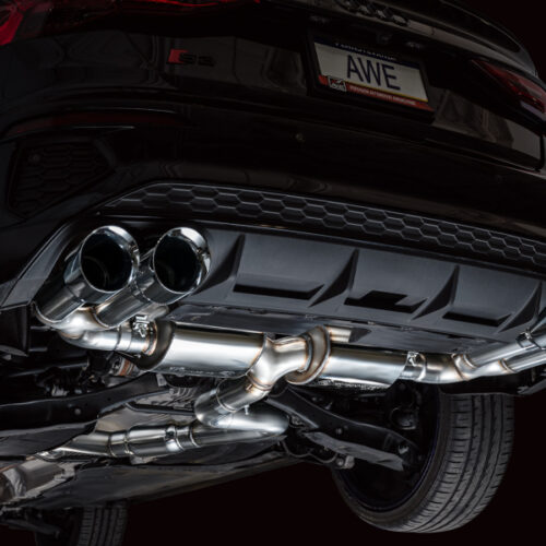AWE Tuning Touring Edition Exhaust - Chrome Silver Tips for 22-24 Audi 8Y S3 - Image 10