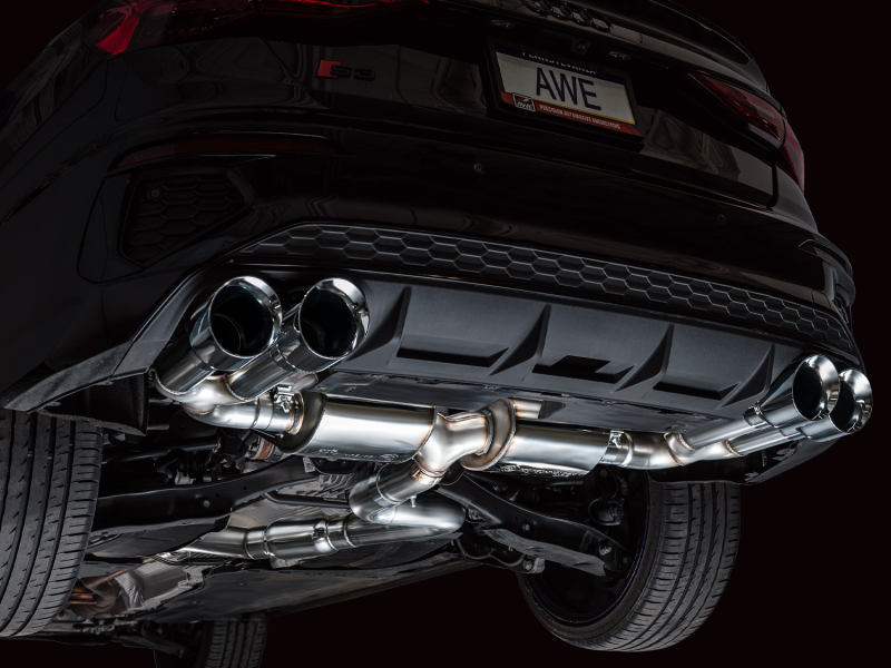 AWE Tuning Touring Edition Exhaust - Chrome Silver Tips for 22-24 Audi 8Y S3 - Image 10