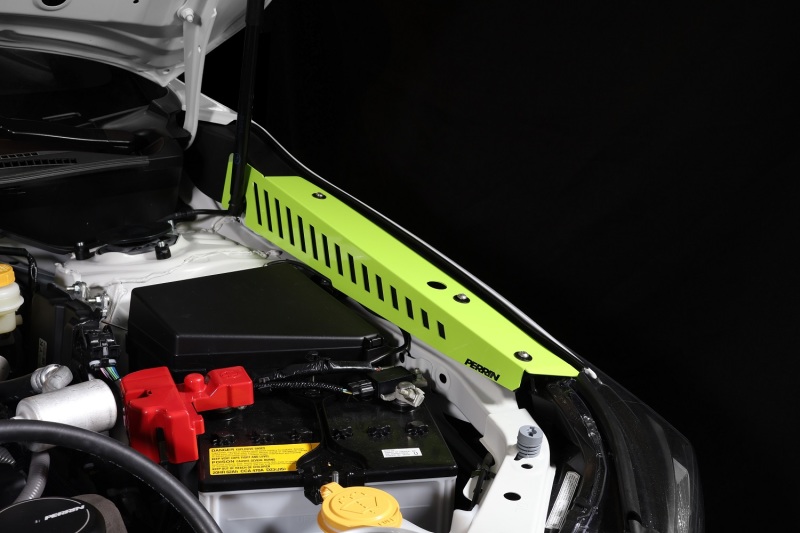 PERRIN 22-26 Subaru WRX Fender Shroud Set - Neon Yellow - Image 5
