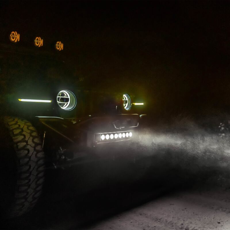 KC HiLiTES FLEX ERA LED Light Bar 10in. Light Shield - Clear (SHIELD ONLY) - Image 4