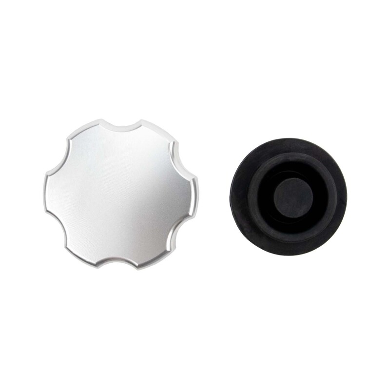 Wehrli 17-25 Ford Super Duty 6.7L Power Stroke Billet Brake Reservoir Cap - Clear Anodized - Image 2