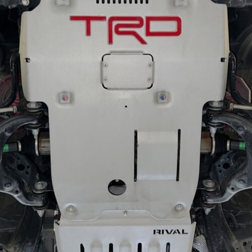 Rival 2016-2023 Toyota Tacoma 3Gen 4WD Aluminum Transmission Transfer Case Skid Plate - Image 3