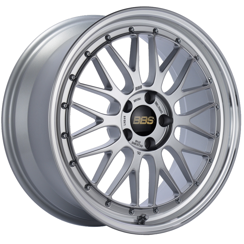 BBS LM249DSPK LM 19x8.5 5x112 ET48 Diamond Silver Center Diamond Cut Lip Wheel -82mm PFS/Clip Required - Image 2