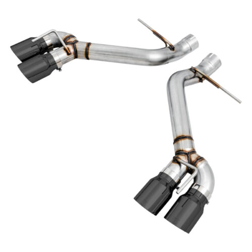 AWE Tuning Axle-Back Exhaust - Track Edition (Quad Diamond Black Tips) for 16-19 Chevrolet Camaro SS