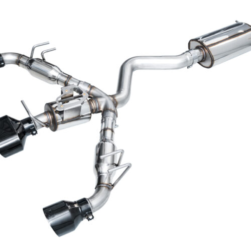 Alternative view of AWE Tuning Touring Edition Exhaust - Diamond Black Tips for 2023+ Toyota GR Corolla