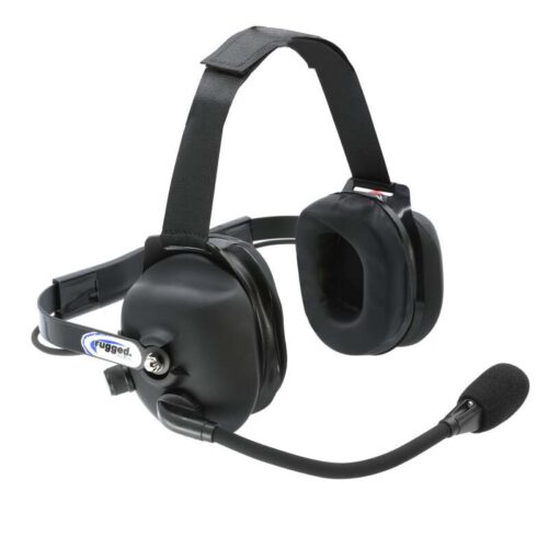 Rugged Radios H43 Rubberized Behind the Head (BTH) 2-Way Radio Headset