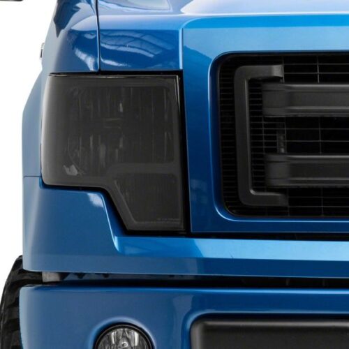 Raxiom for 2009-2014 Ford F-150 Axial OEM Style Rep Headlights- Chrome Housing- Smoked Lens - Image 8