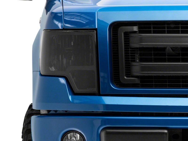 Raxiom for 2009-2014 Ford F-150 Axial OEM Style Rep Headlights- Chrome Housing- Smoked Lens - Image 8