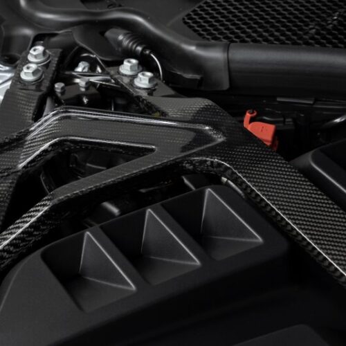 Dinan for 21-27 BMW M2/M3/M4 (G80/G82/G83/G87) Gloss Carbon Fiber Strut Tower Brace - Front - Image 8