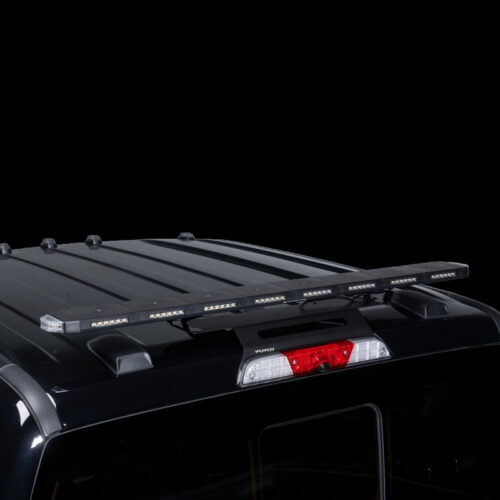 Putco 48In Universal 48In Tri Color Hornet Light (Amber/Blue/White) - LED Stealth Rooftop Strobe Bar - Image 2