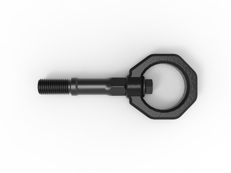 aFe Power Control Rear Tow Hook (Black) - Image 5
