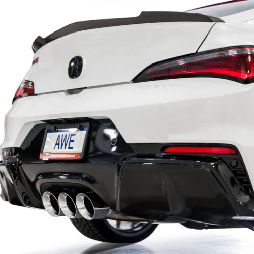 AWE Tuning Touring Edition Exhaust w/ Triple Chrome Silver Tips for 2024 Acura Integra Type S DE5 FWD - Image 10