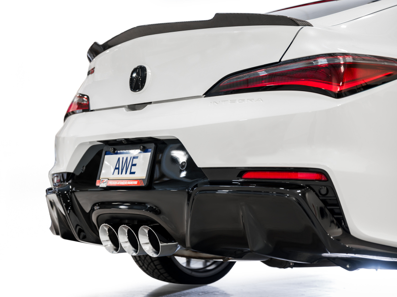 AWE Tuning Touring Edition Exhaust w/ Triple Chrome Silver Tips for 2024 Acura Integra Type S DE5 FWD - Image 10