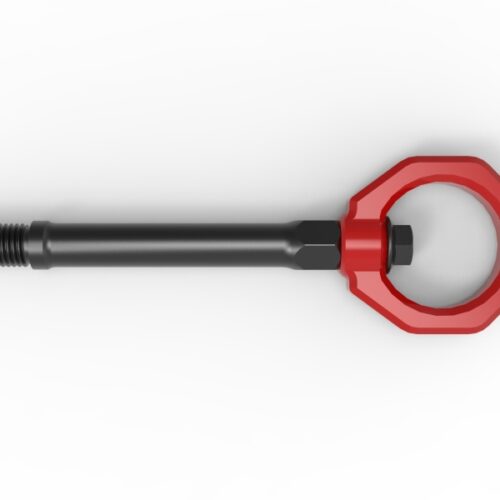 aFe Power CONTROL Front Tow Hook Red - Image 5