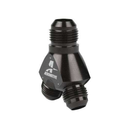 Alternative view of Aeromotive Y-Block - AN-10 - 2x AN-08