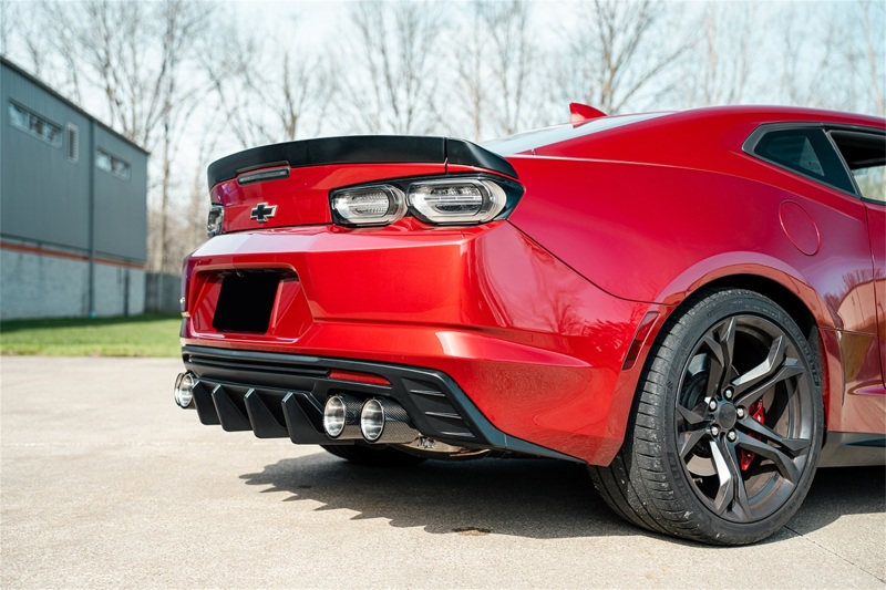Corsa 2016-2024 Chevrolet Camaro SS / ZL1 Valved Axle-Back Exhaust w/ Carbon Fiber Quad Tips - Image 3