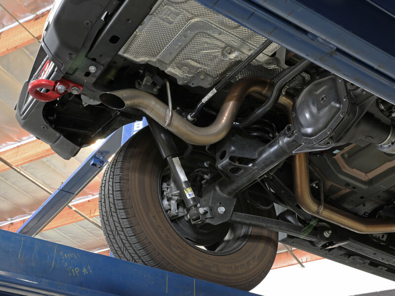 aFe Power MACH Force-Xp Axle-Back Exhaust System w/No Tip 18-20 Jeep Wrangler L4-2.0T / V6-3.6L - Image 5