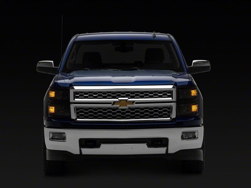 Raxiom for 2014-2015 Chevrolet Silverado 1500 OE Style Headlights/ Black Trim- Black - Clear Lens - Image 9