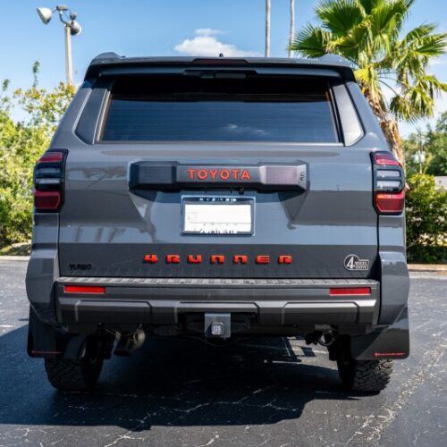 Rally Armor 25-26 Toyota 4Runner Black UR Mud Flap w/ White Logo - Image 10
