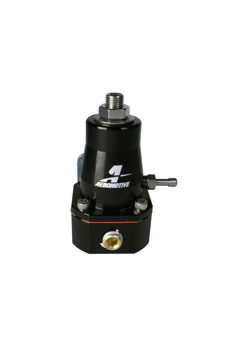 Aeromotive Adjustable Regulator Billet EFI Bypass - (2) -6 Inlets/(1) -6 Return - Black - Image 3