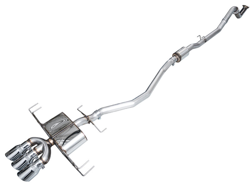 AWE Tuning Touring Edition Exhaust w/ Triple Chrome Silver Tips for 2024 Acura Integra Type S DE5 FWD