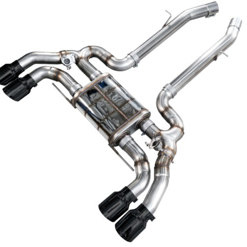 AWE Tuning SwitchPath Axle-Back Exhaust - Diamond Black Tips for 20-25 BMW X3 M/M Comp (F97) AWD