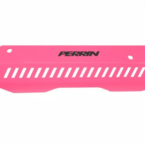 Alternative view of PERRIN 22-26 Subaru WRX Pulley Cover - Hyper Pink (SHORT - For Use w/PERRIN AOS)