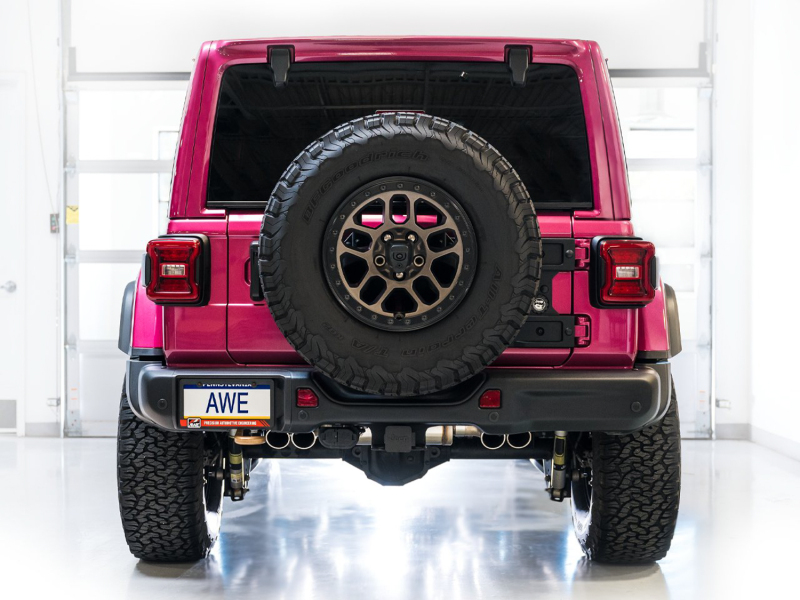 AWE Tuning Switchpath Cat-Back Exhaust- Quad BashGuards for 21+ Wrangler 392 - Image 10