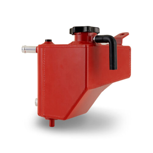 Alternative view of Mishimoto Expansion Tank Red for 2023+ Toyota GR Corolla