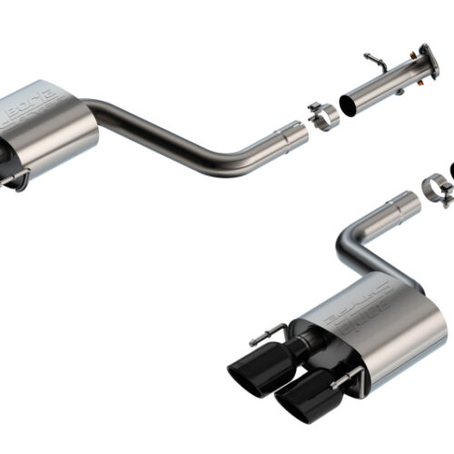 Borla 11981BC 15-24 Lexus RC F Axle-Back Exhaust System S-Type - Black Chrome