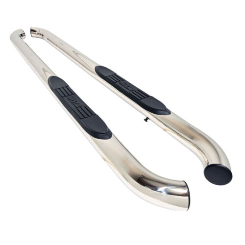 Westin 24-26 Toyota Tacoma Xtra Cab E-Series 3 Nerf Step Bars Stainless Steel - Image 3