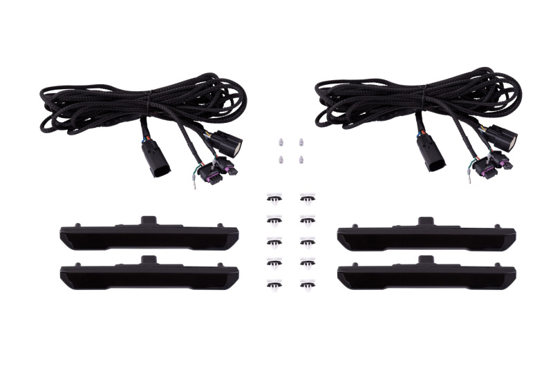 Diode Dynamics 20-21 Sierra 2500/3500 HD LED Sequential Sidemarkers Smoked Set - Image 5