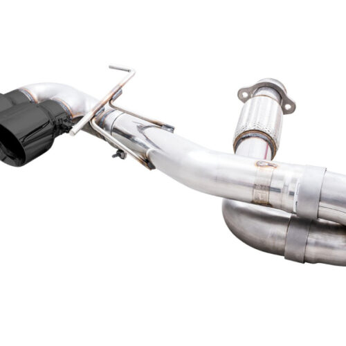 AWE Tuning Track Edition Exhaust - Quad Diamond Black Tips for 2020 Chevrolet Corvette (C8) - Image 4
