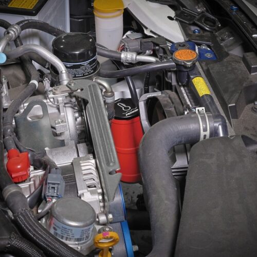 PERRIN 02-26 Subaru WRX / 04-21 STI / 13-26 BRZ/GR86/FRS/86 Coolant Overflow Tank - Red - Image 10
