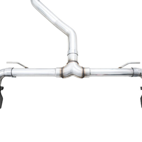 AWE Tuning 2022 VW GTI MK8 Track Edition Exhaust - Diamond Black Tips - Image 7