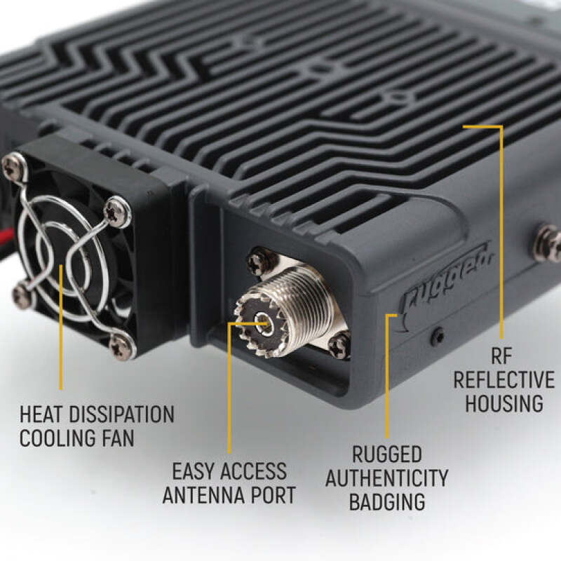 Rugged Radios Radio Kit Lite - Rambler G4 GMRS Mobile Radio with Stealth Antenna - Image 5