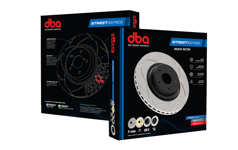 DBA 05-23 Chrysler 300 C SRT8 6.1L Rear Street Series Standard Rotor - Image 6
