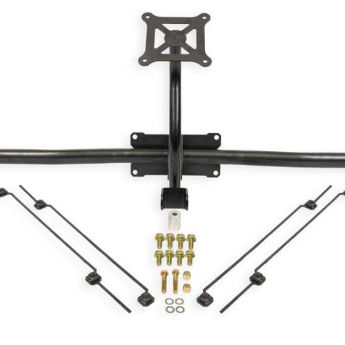 BMR 14-19 Chevrolet Corvette C7 Bolt-On Parachute Mount - Black Hammertone