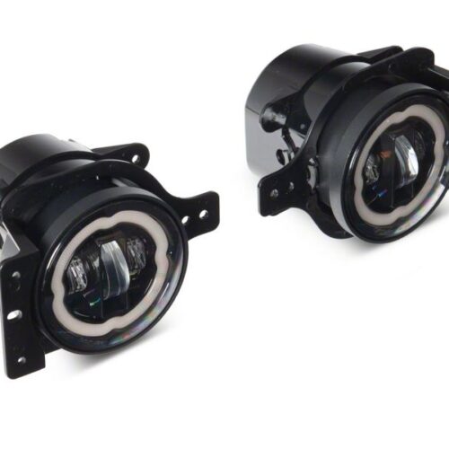 Alternative view of Raxiom for 2018-2023 Jeep Wrangler JL Axial Series Angel Eye LED Fog Lights