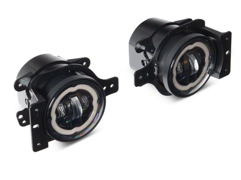 Raxiom for 2018-2023 Jeep Wrangler JL Axial Series Angel Eye LED Fog Lights - Image 2