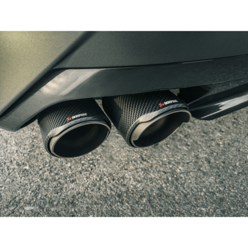 Akrapovic for 2019 BMW Z4 M40i (G29) Slip-On Line (Titanium) w/Carbon Fiber Tips - Image 3