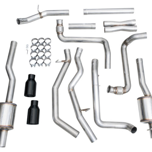 AWE Tuning Cat-Back Exhaust w/ Diamond Black Tips for 2025+ RAM 1500 3.0TT Rebel 0FG - Image 9