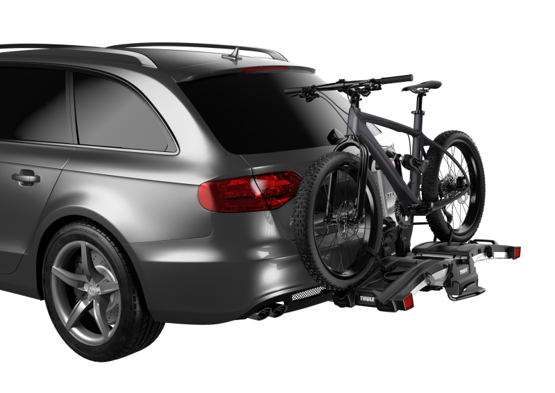 Thule EasyFold XT 2 - Fully Foldable Platform Hitch Bike Rack (Up to 2 Bikes) - Black/Silver - Image 4