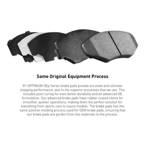 R1 Concepts for 2003-2020 Subaru BRZ Front R1 Optimum OE Pads & Hardware Kit - Image 3