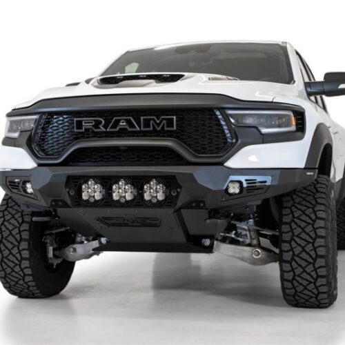 Alternative view of Addictive Desert Designs for 2021 Dodge RAM 1500 TRX Bomber Front Bumper (Baja)